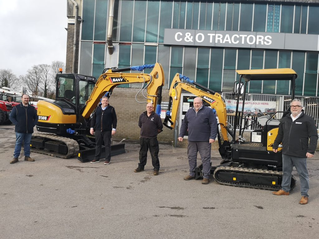 SANY Announce C&O Tractors as New Dealer for English South Coast