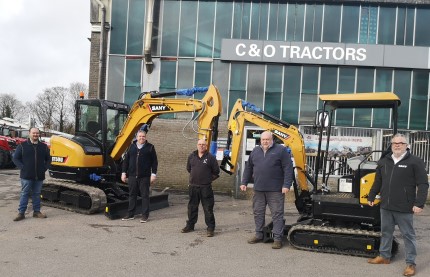 SANY Announce C&O Tractors as New Dealer for English South Coast