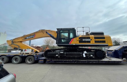 First 50t SANY SY500H in UK Delivered to Scottish Customer