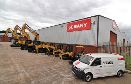 SANY Opens First UK Depot and Launches SANY Scotland