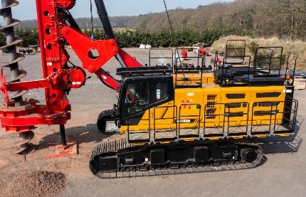 SANY UK launch the SR235M Piling Rig