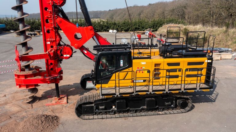 SANY UK launch the SR235M Piling Rig