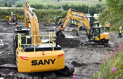 SANY host first UK Dig Day