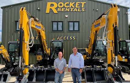 Rocket Rentals invests in 10 new SANY excavators