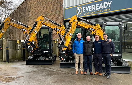 Eveready invests with acquisition of 11 SANY excavators