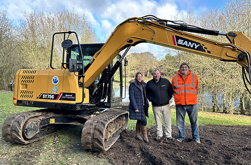 SANY Excavators Transform Norfolk Glamping Site