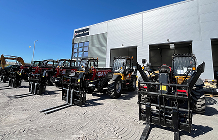 Sleator Plant Fulfils First Order for DHS Complete Hire for Five New SANY Telehandlers