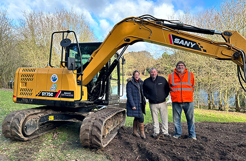 SANY Excavators Transform Norfolk Glamping Site